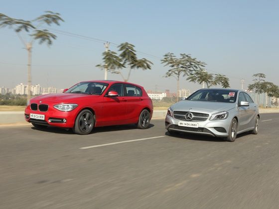 Mercedes benz a class vs bmw 1 series #3